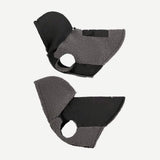 Chaqueta reversible gris y negra