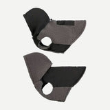 Chaqueta reversible gris y negra