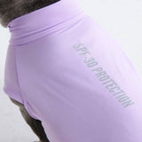Camiseta para perro con bloqueador solar - Púrpura