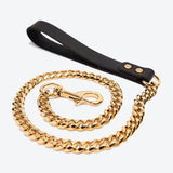Correa para perro Cuban Link Gold