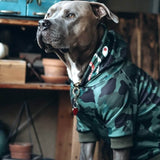 Sudadera Shark Monster Dog - Verde Camuflaje