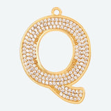 Etiqueta de joyería con letra inicial - Q