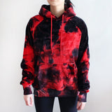 Sudadera de Terciopelo para Humanos - Rojo y Negro