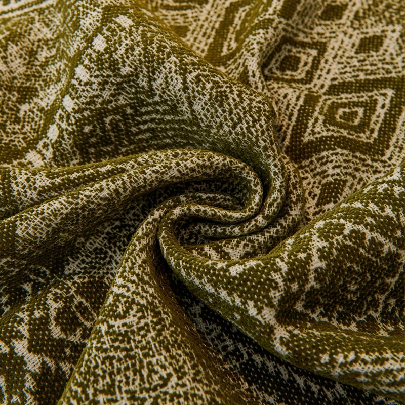 Funda de sofá – Verde Boho Rústico