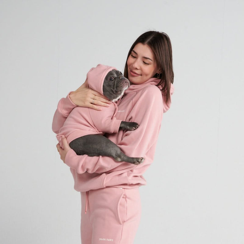Sudadera Esencial para Perros - Rosa Empolvado