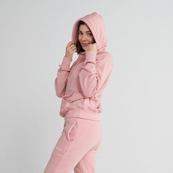 Sudadera Esencial para Humanos - Rosa Empolvado