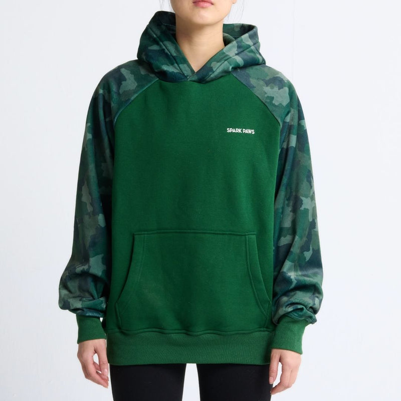Sudadera con capucha para humano Forest Camo