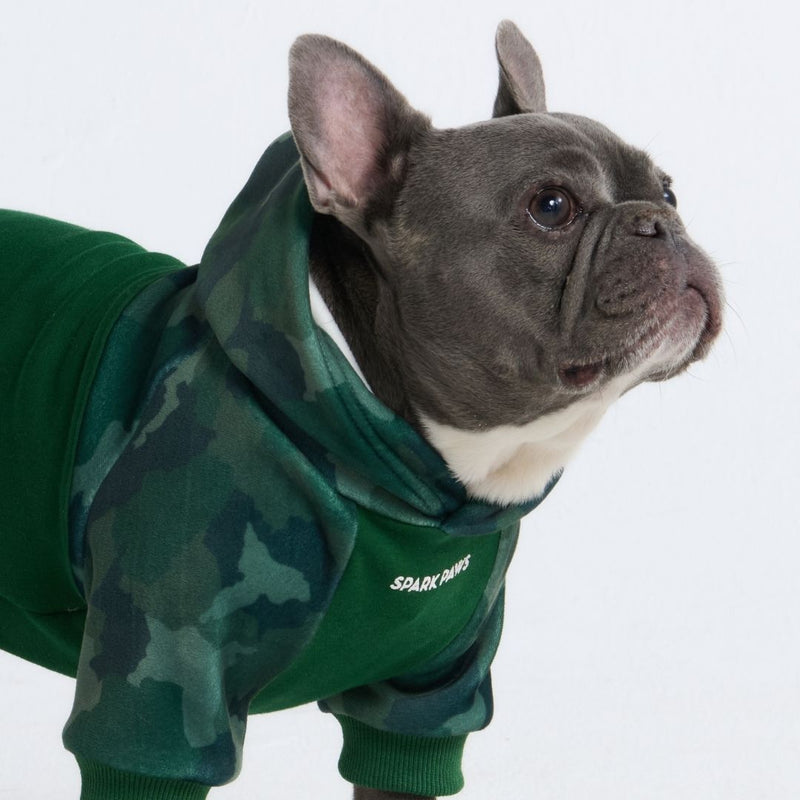 Sudadera con capucha para humano Forest Camo