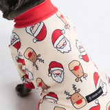 Pijama de Navidad para perro - Santa y Rodolfo