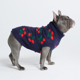 Suéter de punto para perro - Cerezas