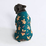 Pijama de Navidad para perro - Hombre de jengibre