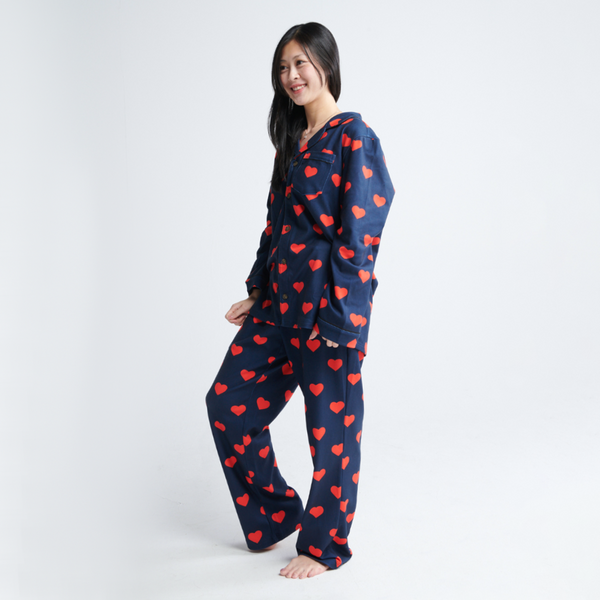 Pantalón del pijama humano - Corazones