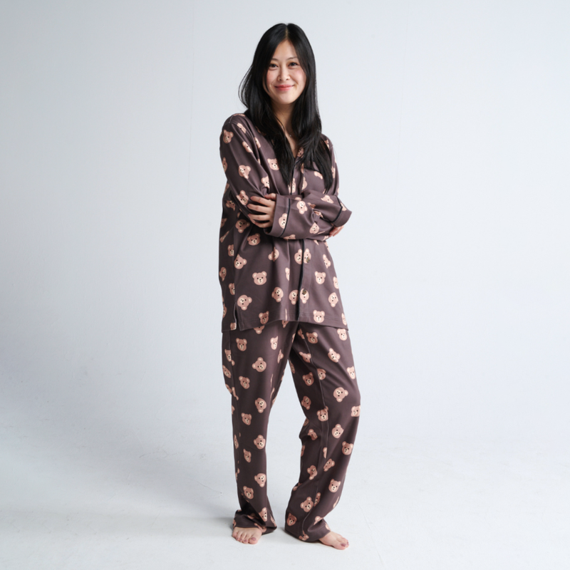 Pijama navideño - oso negro