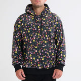 Sudadera Vintage Flower para Humano - Negro