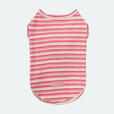 Camiseta a rayas - Rosa Rojo