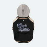 Chaqueta universitaria para perros - Negra
