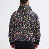 Sudadera Vintage Flower para Humano - Negro