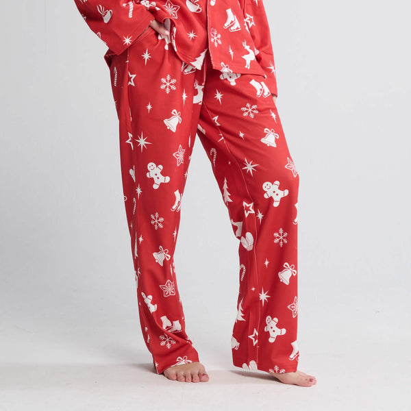 Pantalón del pijama humano - Alegría Roja