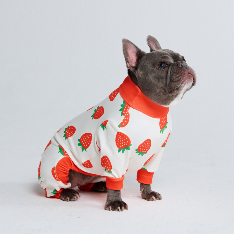 Pijama para Perros - Fresas