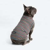 Camiseta a rayas - Negro Coral