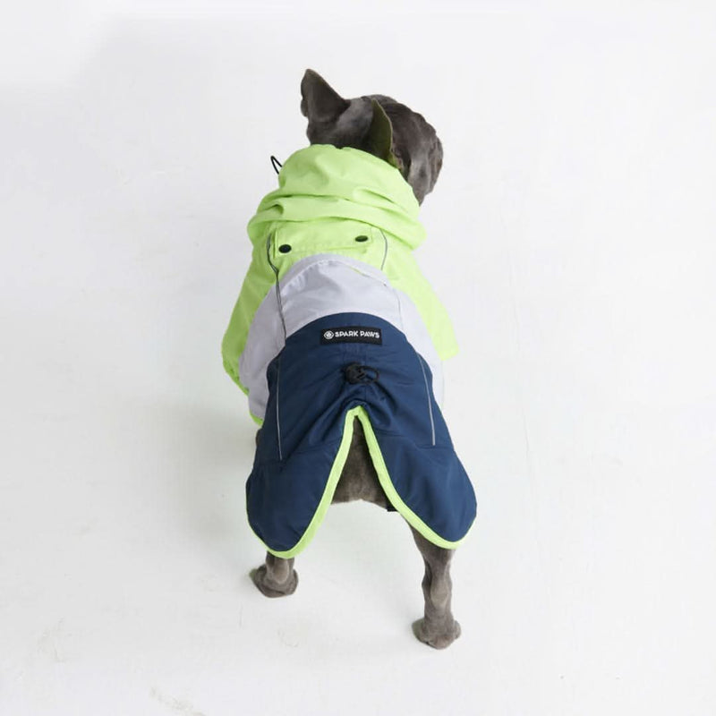 Chubasquero para perros Breatheshield™ - Lima Blanco Azul Marino
