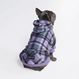 Sudadera a Cuadros para Perros - Cuadros morados