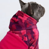 Sudadera con capucha para perro Fushia Camo