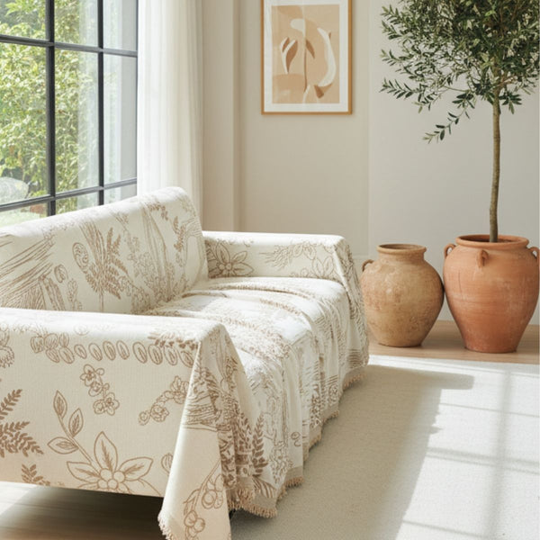 Funda de sofá – Beige Lirio del Valle