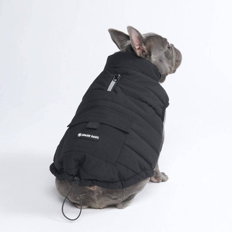 Chaqueta impermeable WarmShield™ - Negro