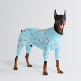 Pijama para Perros - Desayuno Azul