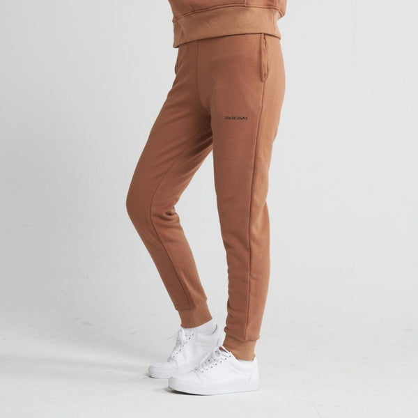 Pantalones Esenciales - Marrón Castaño