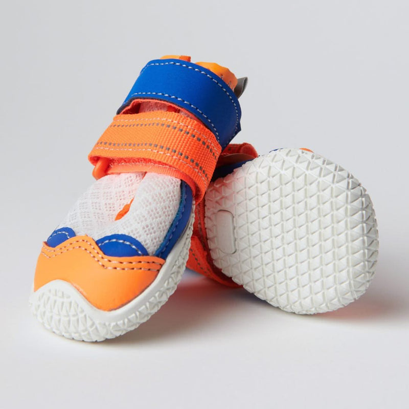 Zapatos para perros Hot Pavement Pawtector - Naranja Azul