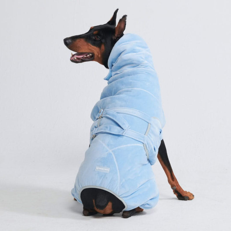 Albornoz de perro seca de 10 minutos