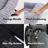 Cama de Lujo Calmante y Suave con Funda para Sofá - Gris