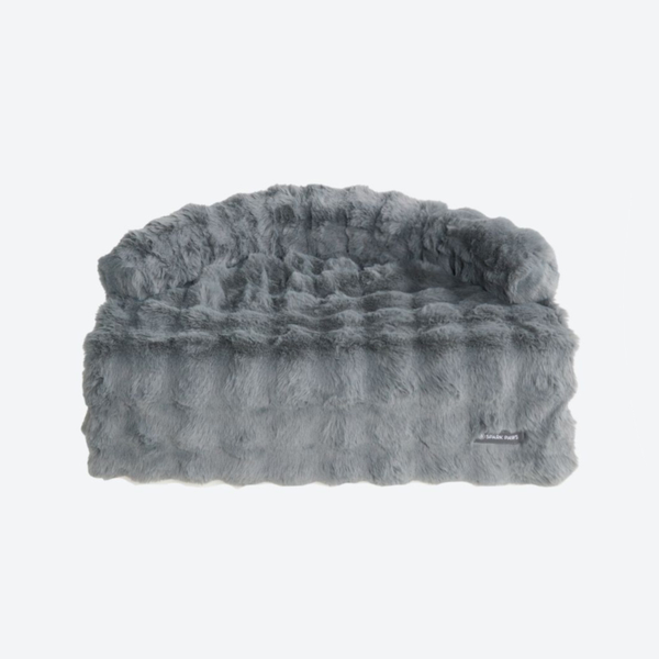 Cama de Lujo Calmante y Suave con Funda para Sofá - Gris