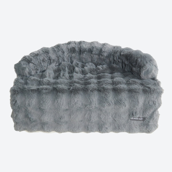 Cama de Lujo Calmante y Suave con Funda para Sofá - Gris