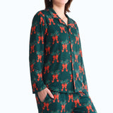 Human Pajama Top - Mistletoe Night||size:S,M,L,XL,2XL