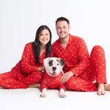 Human Pajama Top - Red Bows||size:S,M,L,XL,2XL