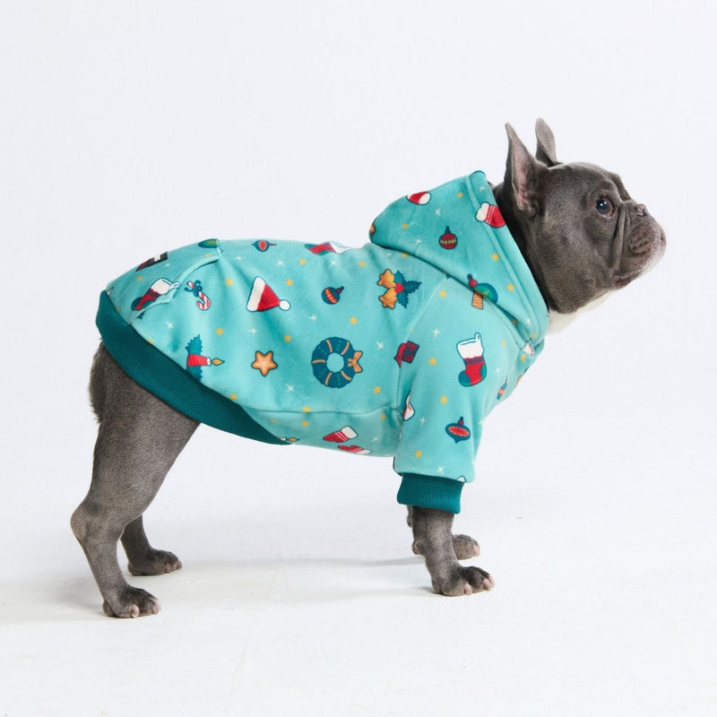 Sudadera con capucha para perro (terciopelo suave)