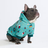 Sudadera con capucha para perro (terciopelo suave)