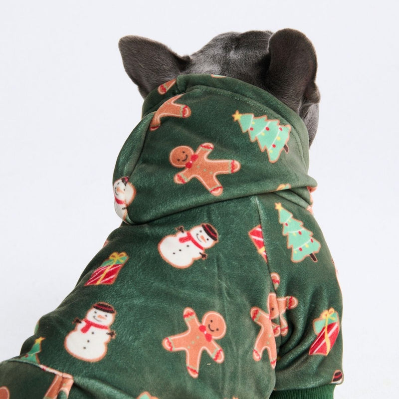 Sudadera con capucha para perro (terciopelo suave)