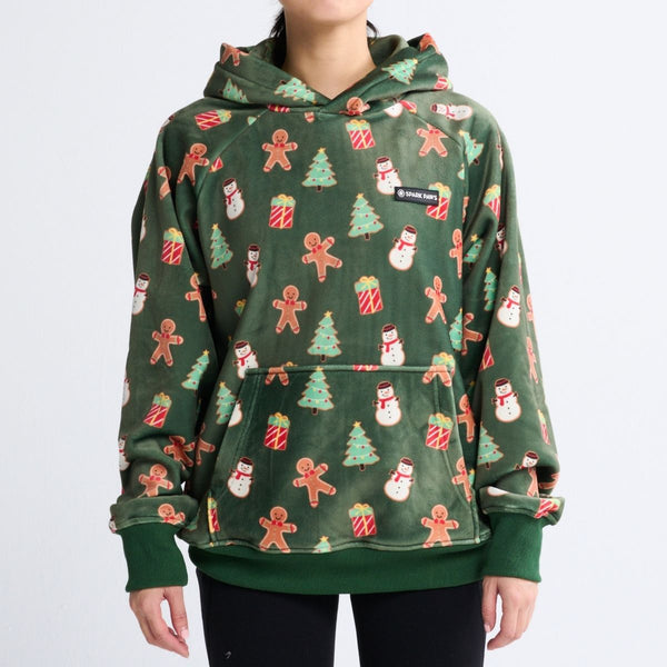 Sudadera navideña con capucha – Galleta de jengibre