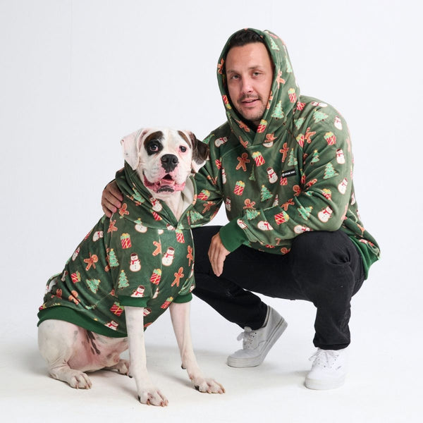 Sudadera navideña con capucha – Galleta de jengibre