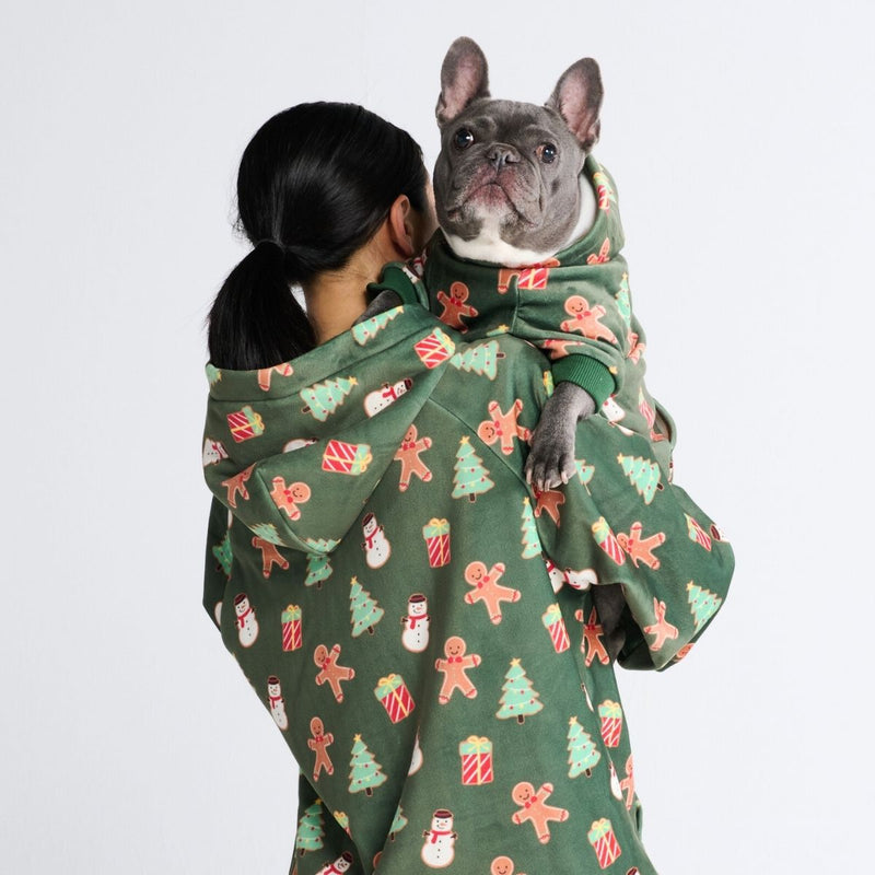 Sudadera navideña con capucha – Galleta de jengibre