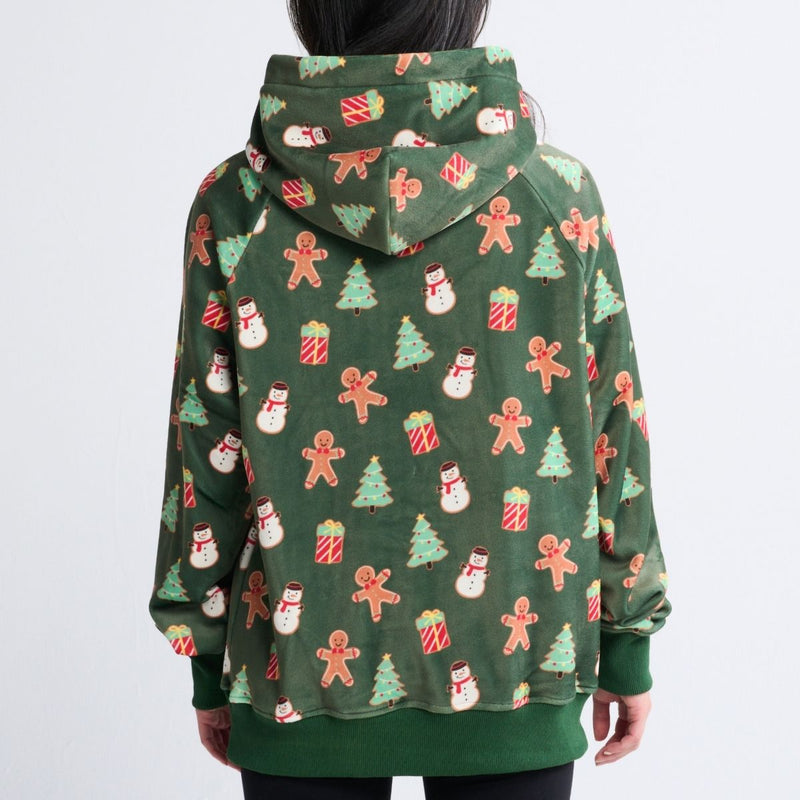 Sudadera navideña con capucha – Galleta de jengibre
