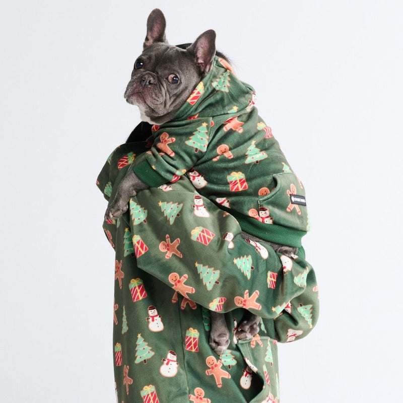 Sudadera navideña con capucha – Galleta de jengibre