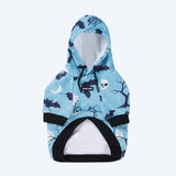 Sudadera con capucha para perro de Halloween - Verde azulado