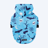 Sudadera con capucha para perro de Halloween - Verde azulado