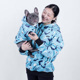 Sudadera con capucha de Halloween con forma de humano - Verde azulado
