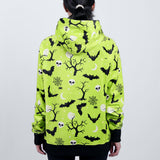 Sudadera con capucha de Halloween con forma de humano - Neón